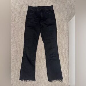 MOTHER Lil’ Hustler Ankle Fray Jeans